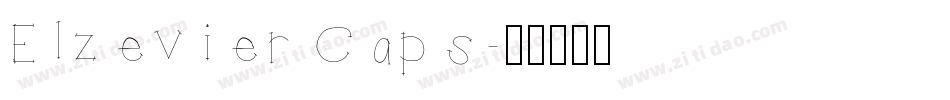 Elzevier Caps字体转换